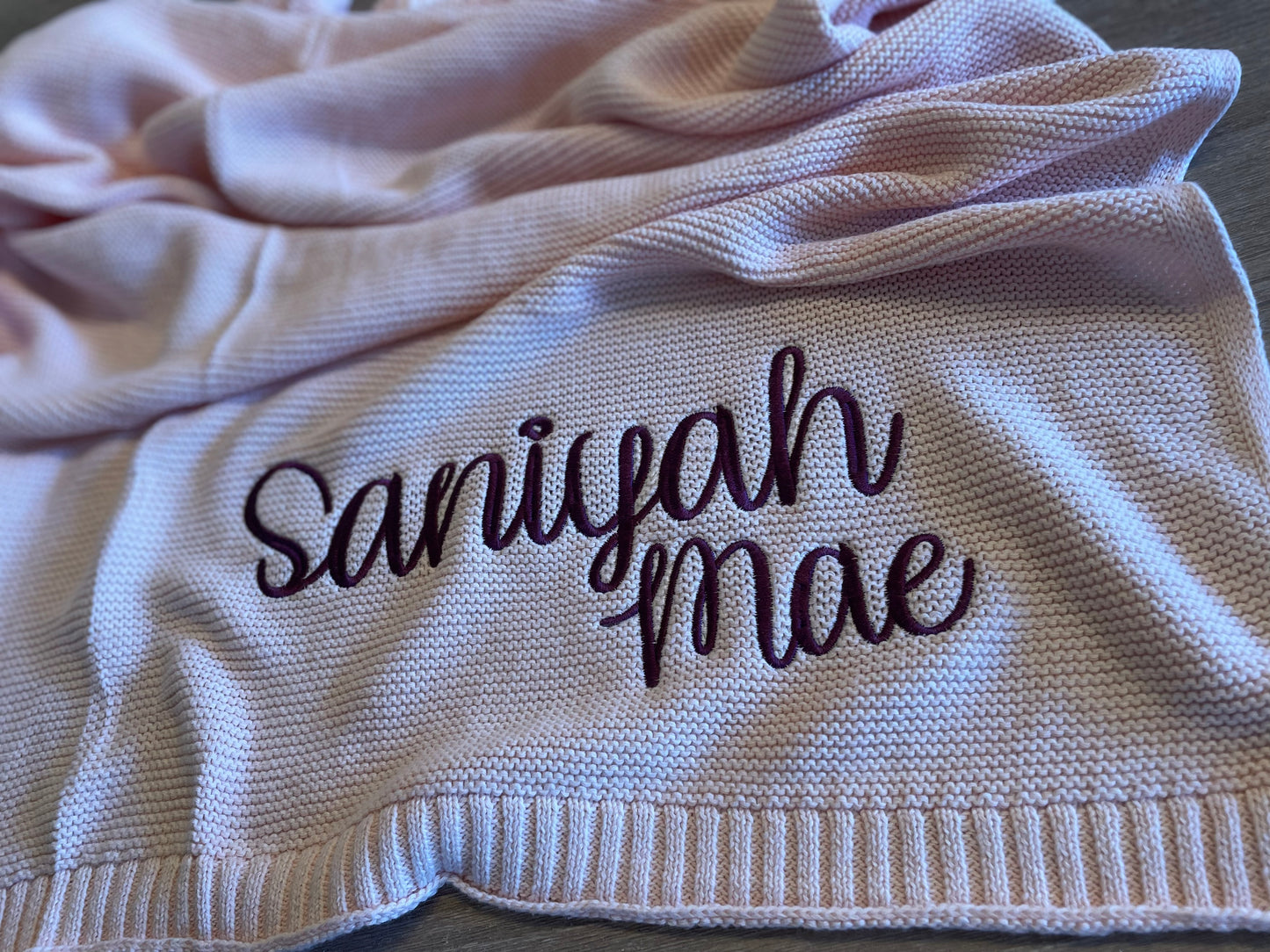 Personalized Baby Blanket