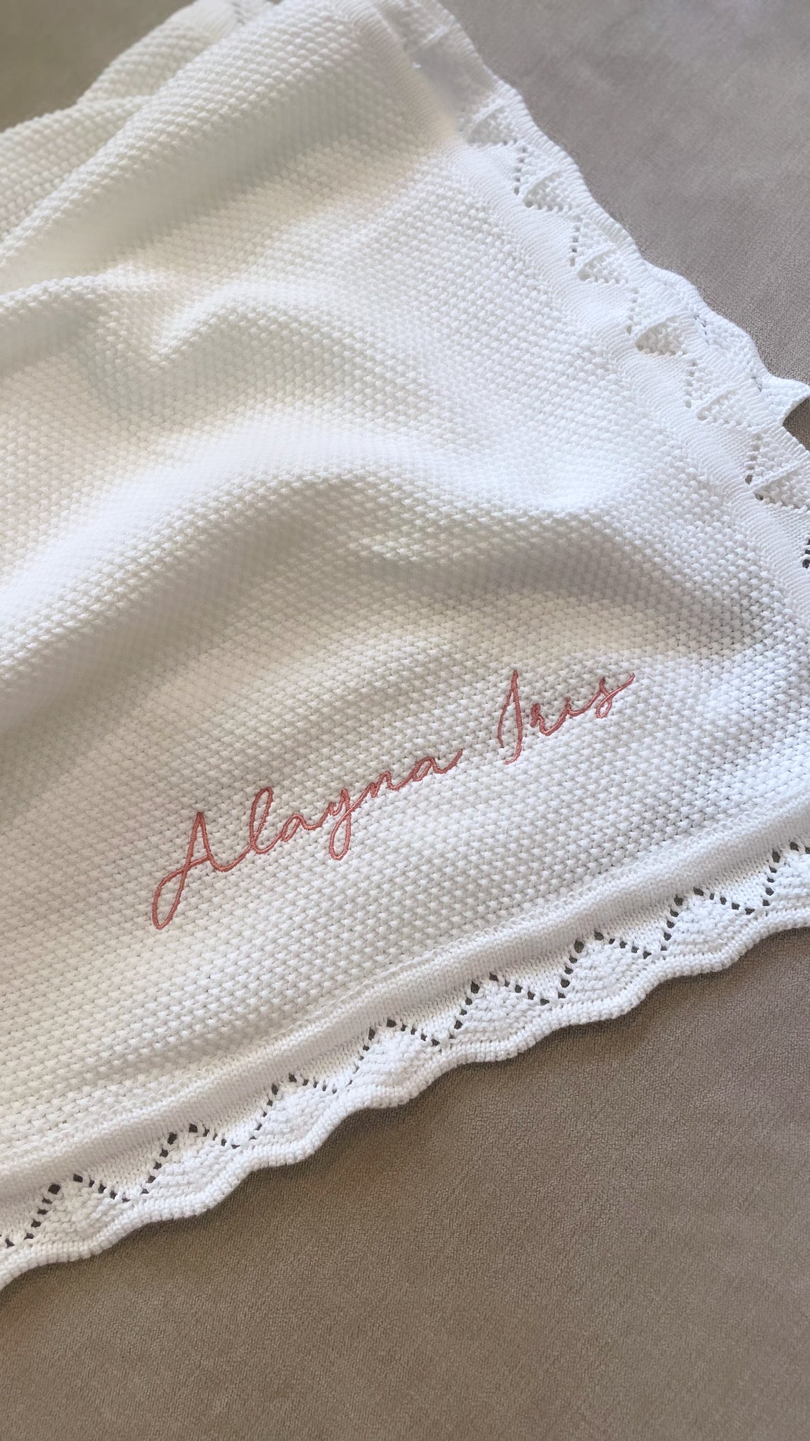 Personalized Baby Blanket