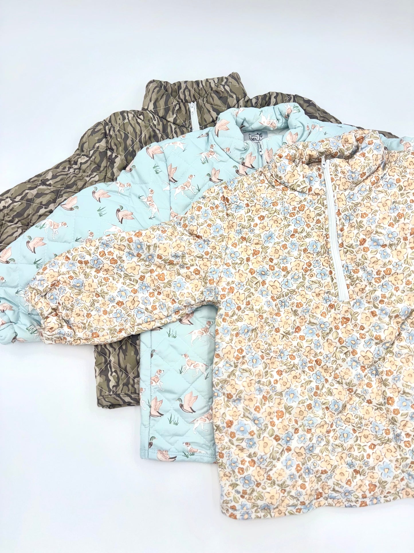 PO: Quilted Quarter Zips