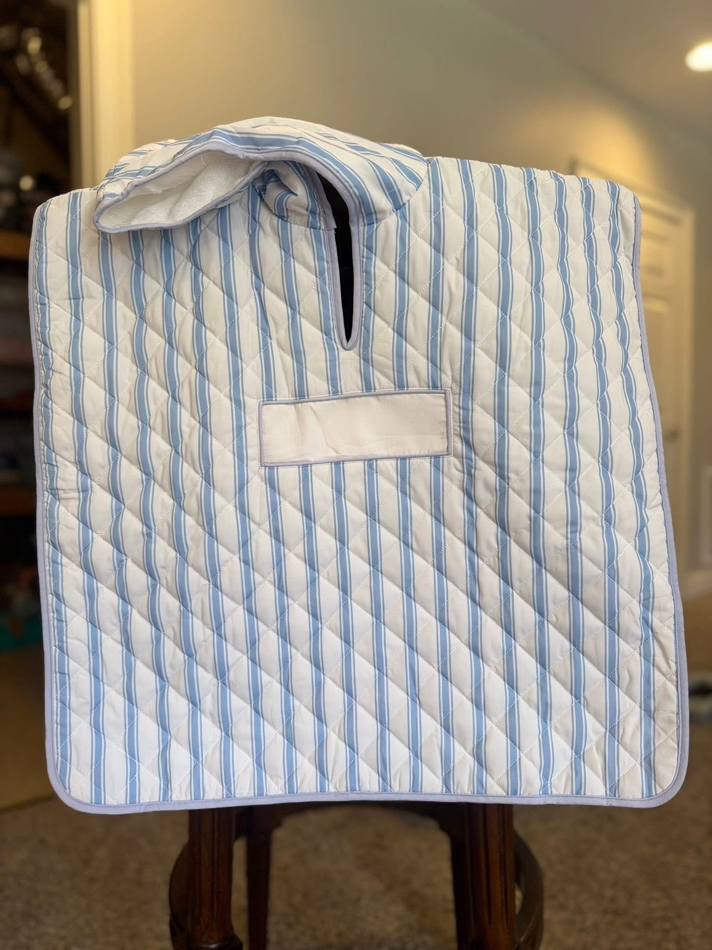 PATENT PENDING Quilted hooded towel