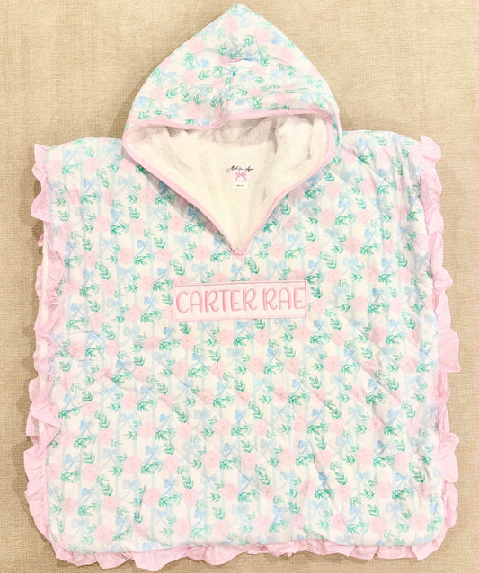 PATENT PENDING Quilted hooded towel