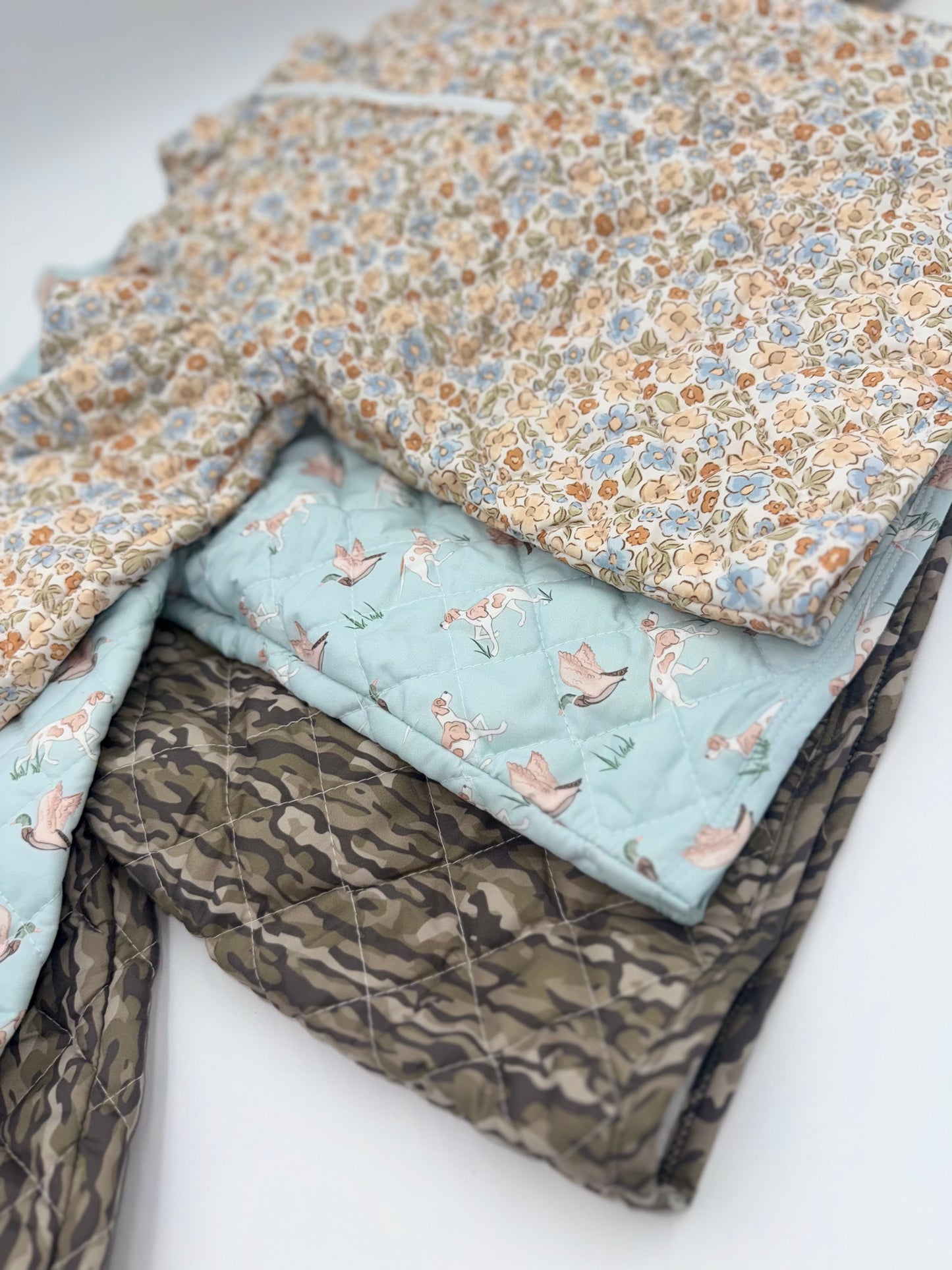 PO: Quilted Quarter Zips